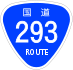 National Route 293 shield