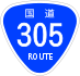 National Route 305 shield