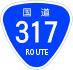 National Route 317 shield