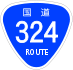 National Route 324 shield