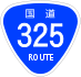 National Route 325 shield