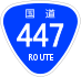 National Route 447 shield