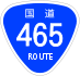 National Route 465 shield