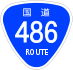 National Route 486 shield