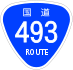 National Route 493 shield