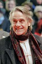 Photo of actor Jeremy Irons at the 2013 Berlin International Film Festival.