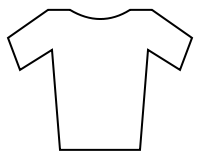 A jersey with a white design