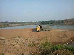 Jigaon project under construction on Purna river