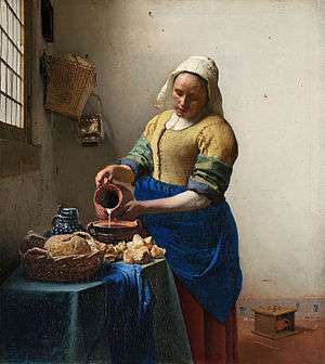 Vermeer's The Milkmaid.