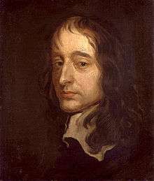 A portrait of John Selden. Selden blends into the brown background of the portrait; his face is visible. He has brown eyes and shoulder-length brown hair. He has a serious look on his face