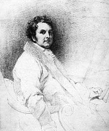 Sketch of Joseph Gandy by Henry William Pickersgill, 1822.