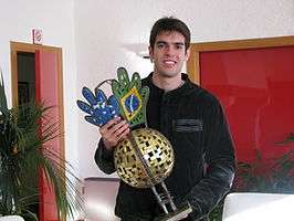 Kaká received 2008 Samba Gold in Milanello