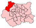 A small constituency, situated in the centre of the county to the west of two similarly-sized constituencies.