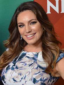 Colour photograph of Kelly Brook in 2015