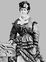 A Famous Author Helen Kendrick Johnson, poses mid-19th century.