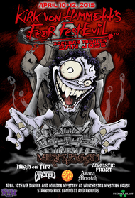 2015 poster of 'Kirk Von Hammett's Fear FestEvil'.