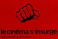 Poster with a clenched fist against a red background