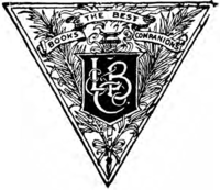 Traingular logo bearing the initials, "L, B & Co." and the subtitle, "Books, the best companions