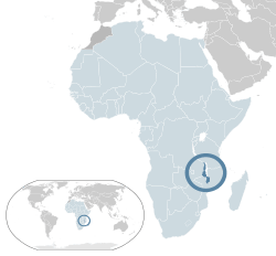 Location of  Malawi  (dark blue)– in Africa  (light blue & dark grey)– in the African Union  (light blue)