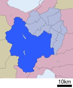 Location of Minami-ku in Sapporo