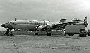 Lockheed L1049H CF-NAM Nordair MAN 02.07.66