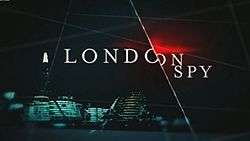 Series title over a London scene