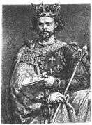Portrait of Louis I of Hungary by Jan Matejko