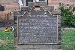 Lyons Station Stagecoach Stop