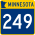 Trunk Highway 249 marker