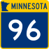 Trunk Highway 96 marker