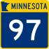 Trunk Highway 97 marker