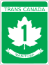 Trans-Canada Highway 1 shield