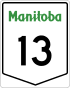 Manitoba Highway 13 shield