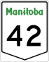 Manitoba Highway 42 shield