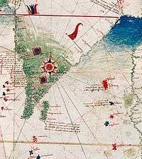 1502 Cantino map
