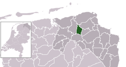 Location of Bedum