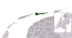 Location of Ameland