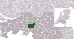 Location of Tilburg
