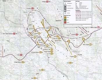 Military map of Operation Winter '94