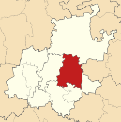 Location in Gauteng