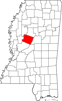 State map highlighting Holmes County