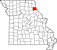 A state map highlighting Marion County in the northeastern part of the state.