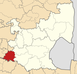 Location in Mpumalanga