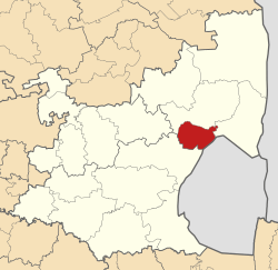 Location in Mpumalanga