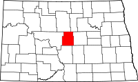 State map highlighting Sheridan County