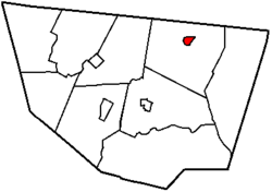 A small borough in the northeast of the county