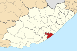 Location in the Eastern Cape