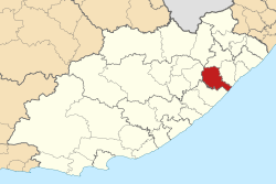 Location in the Eastern Cape