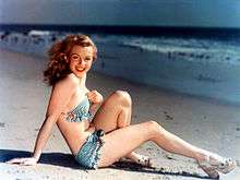 Postcard photo of Marilyn Monroe