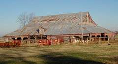 The McNaughton Barn in 2001, prior to extensive renovation